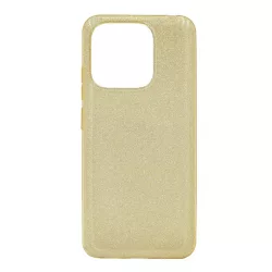  HUSĂ! - Protectie de telefon din silicon (interior din plastic, spate lucios) GOLD Xiaomi Redmi 12C
