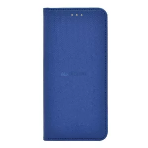 HUSĂ! - Carcasa in picioare, efect piele (FLIP, deschidere laterala, functie suport de masa, model romb) ALBASTRU INCHIS Oppo Reno 8 Pro