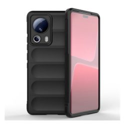   HUSĂ! - Protector de telefon din silicon (rezistenta la impact mediu, protectie camera, model 3D) NEGRU Xiaomi 13 Lite
