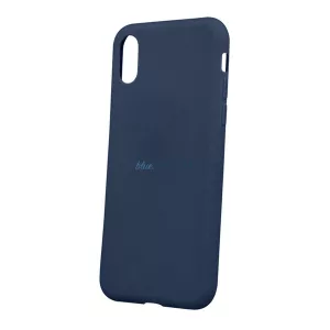 HUSĂ! - Protectie de telefon din silicon (mat) ALBASTRU INCHIS Motorola Moto G73