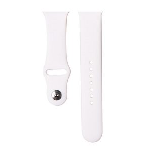 Curea de rezervă DEVIA DELUXE SPORT (dimensiune personalizată, mare, silicon, reglabilă) ALB Apple Watch Ultra 49 mm, Apple Watch Series 7 45 mm, Apple Watch Series 8 45 mm, Apple Watch Series 5 44 mm, Apple Watch Series 4 44 mm, Apple Watch Series 