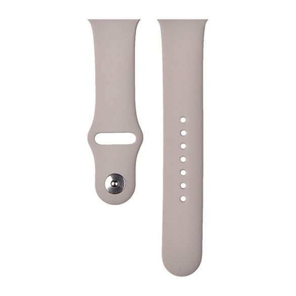 Curea de rezervă DEVIA DELUXE SPORT (dimensiune personalizată, mare, silicon, reglabilă) GRI Apple Watch Series 4 44mm, Apple Watch Series 5 44mm, Apple Watch Series 1 42mm, Apple Watch Series 2 42mm, Apple Watch Series 3 42mm, Apple Watch Series 6 