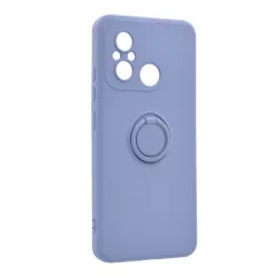  HUSĂ! - Protector de telefon din silicon (inel suport telefon, interior din microfibră de pluș, placă metalică încorporată, protecție pentru cameră) PURPLE Xiaomi Redmi 12C