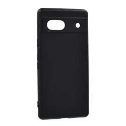   HUSĂ! - Protector de telefon din silicon (mat) NEGRU Google Pixel 7a