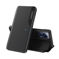   HUSĂ! - Husă în picioare, efect de piele ECO (FLIP activ, deschidere laterală, funcție de suport pentru birou, afișare număr de telefon, fereastră de vizualizare) NEGRU Xiaomi 13 Lite