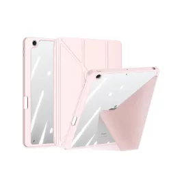   Husă DUX DUCIS MAGI ORIGAMI în picioare, efect piele (FLIP activ, deschidere laterală, TRIFOLD, suport birou, suport creion) ROZ Apple IPAD 10.9 (2022)