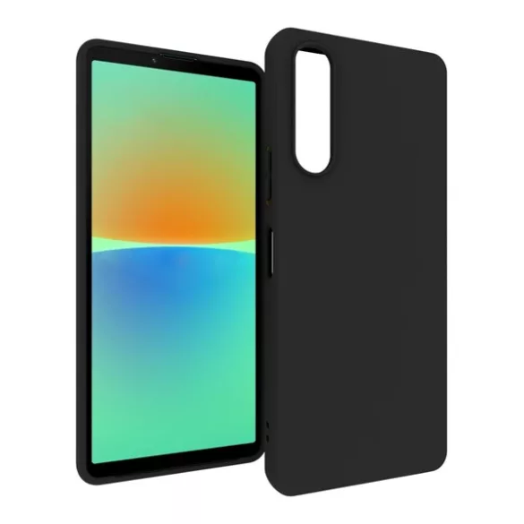 HUSĂ! - Husă siliconică pentru telefon (mată) negru Sony Xperia 10 V (XQ-DC54)