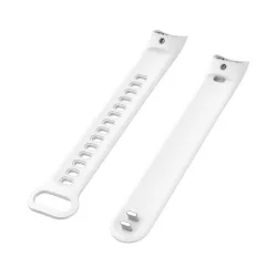   Curea de schimb (dimensiune personalizată, silicon) WHITE Honor Band 3, Huawei Band 3