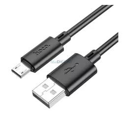   HOCO X88 cablu de date (USB - microUSB, 2.4A, încărcător rapid, 100cm) NEGRU
