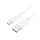 Cablu de date HOCO X88 (USB - Type-C, 3A, încărcător rapid, 100cm) ALB
