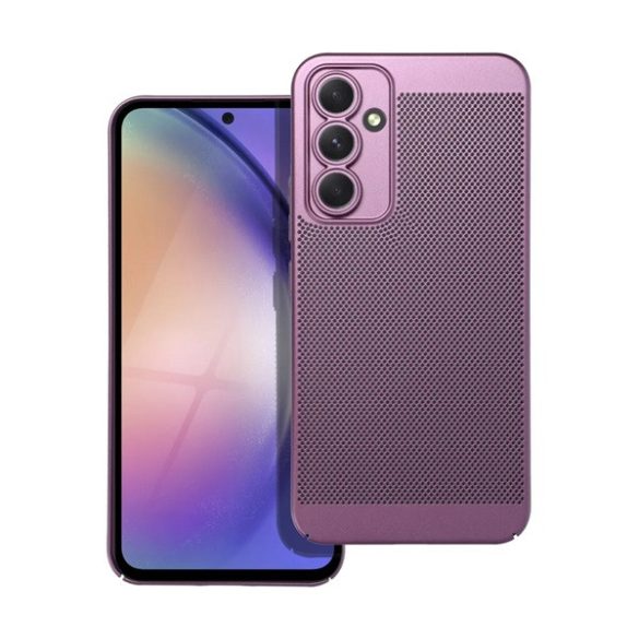 Protectie din plastic pentru telefon (respirabila, model perforat, protectie pentru camera) PURPLE Samsung Galaxy A54 5G (SM-A546)