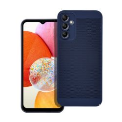   HUSĂ! - Protecție din plastic pentru telefon (respirabilă, model perforat, protecție pentru cameră) ALBASTRU ÎNCHIS Samsung Galaxy A54 5G (SM-A546)