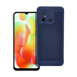   HUSĂ! - protecțiede plastic pentru telefon (respirabil, model perforat, protecție pentru cameră) CUTTING albastruXiaomi Redmi 12C
