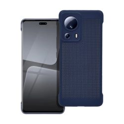   HUSĂ! - Protector din plastic pentru telefon (respirabil, model de gauri, protectie pentru camera) ALBASTRU INCHIS Xiaomi 13 Lite