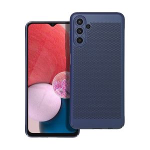 HUSĂ! - Protecție din plastic pentru telefon (respirabilă, model perforat, protecție pentru cameră) ALBASTRU ÎNCHIS Samsung Galaxy A13 5G (SM-A136), Samsung Galaxy A04s (SM-A047F)