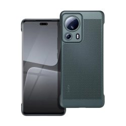   HUSĂ! - Protectie din plastic pentru telefon (respirabila, model perforat, protectie pentru camera) VERDE INCHIS Xiaomi 13 Lite