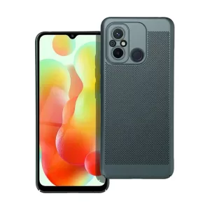 HUSĂ! - Protectie din plastic pentru telefon (respirabila, model perforat, protectie camera) VERDE INCHIS Xiaomi Redmi 12C