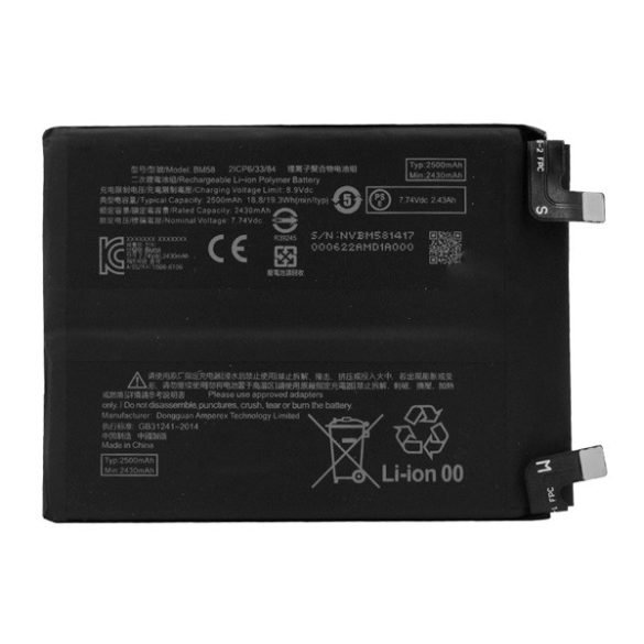 Baterie 2500mAh LI-Polymer (compatibil BM58) Xiaomi 11T Pro