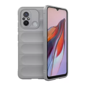 HUSĂ! - Protectie din silicon pentru telefon (rezistenta medie la impact, protectie camera, model 3D) GR DESCHIS Xiaomi Redmi 12C