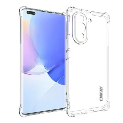   HUSĂ! - Protectie de telefon din silicon ENKAY (rezistenta la impact mediu, colt cu perna de aer) TRANSPARENT Huawei Nova 10 Pro