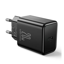   JOYROOM JR-TCF06 încărcător de rețea Priză tip C (20W, încărcător rapid PD 3.0) NEGRU