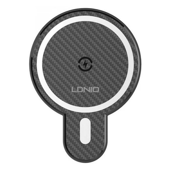 Suport auto LDNIO MA20 (15W, pentru ventilatie, wireless, MagSafe) NEGRU