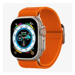   Curea de rezervă SPIGEN LITE FIT (dimensiune personalizată, mare, textil) ORANGE Apple Watch Series 1 42mm, Apple Watch Series 2 42mm, Apple Watch Series 3 42mm, Apple Watch Series 4 44mm, Apple Watch Series 5 44mm, Apple Watch Series 6 44mm, Apple 