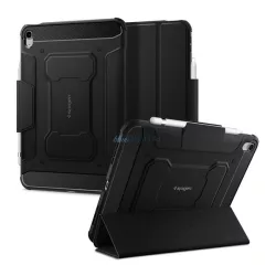   SPIGEN RUGGED ARMOR PRO caz în picioare (activ FLIP, rezistență la impact, TRIFOLD, suport de birou, suport creion) BLACK Apple IPAD 10.9 (2022)