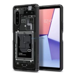   HUSĂ! - Protectie de telefon din plastic SPIGEN ULTRA HYBRID ZERO ONE (cadru rezistent la impact mediu, cu perna de aer) NEGRU Sony Xperia 10 V (XQ-DC54)