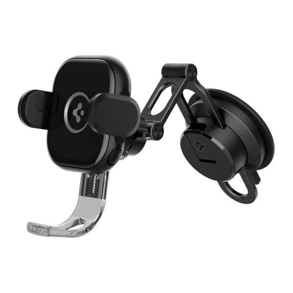Suport auto SPIGEN UTS35W ONETAP UNIVERSAL (pentru bord, parbriz, ventuză, 15W, wireless) NEGRU