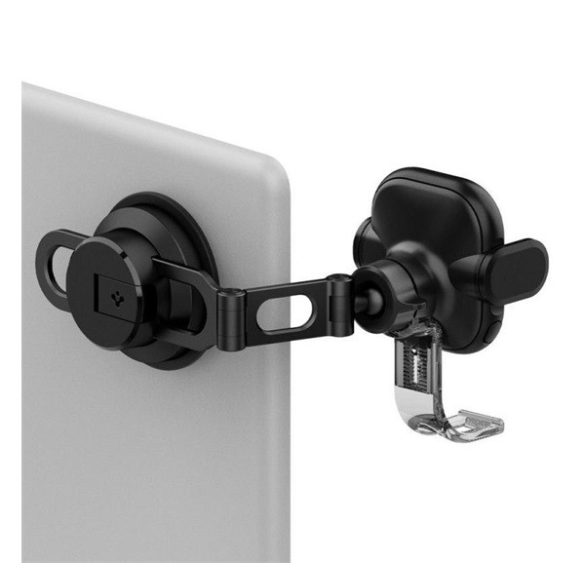 Suport auto SPIGEN UTS35W ONETAP UNIVERSAL (pentru bord, parbriz, ventuză, 15W, wireless) NEGRU