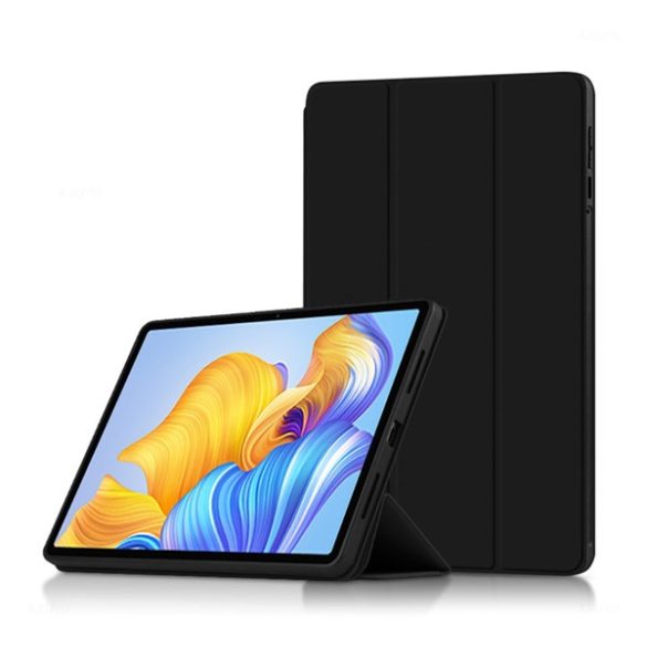Carcasa in picioare, efect piele (FLIP, deschidere laterala, TRIFOLD, suport de masa) BLACK Honor Pad 8