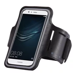   HUSĂ! - Carcasa in picioare (universala, bratara, elastic, suport cheie, dimensiune 6", SPORT) NEGRU