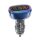 Încărcător auto USAMS C33 2 USB+2 prize Type-C (120W, încărcător rapid PD 3.0) BLUE