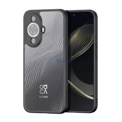   HUSĂ! - Protectie telefon DUX DUCIS AIMO din plastic (rezistenta la impact mediu, cadru silicon, protectie camera, mat, model ondulat) NEGRU Huawei Nova 11