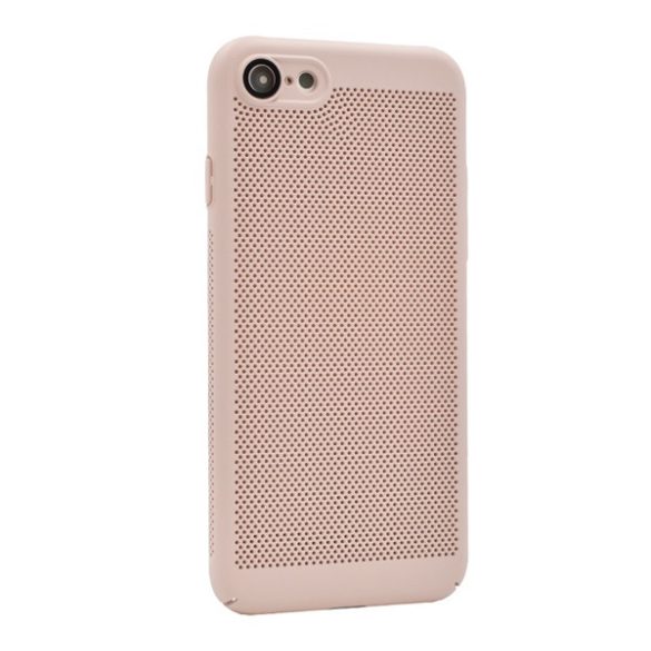 Protector de telefon din plastic (respirabil, model perforat, protecție pentru cameră) ROZ Apple iPhone 7 4.7, Apple iPhone SE 3 (2022), Apple iPhone SE 2 (2020), Apple iPhone 8 4.7