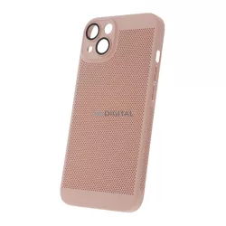   HUSĂ! - Protectie de telefon din plastic (respirabila, model perforat, protectie camera) ROZ Xiaomi Redmi 12C