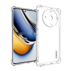  HUSĂ! - Protector de telefon din silicon ENKAY (rezistență medie la impact, colț cu pernă de aer) TRANSPARENT Realme 11 Pro Plus