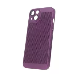   HUSĂ! - Protectie din plastic pentru telefon (respirabila, model perforat, protectie camera) PURPLE Apple iPhone 15 Plus