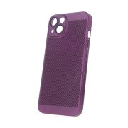   Protectie din plastic pentru telefon (respirabila, model perforat, protectie pentru camera) PURPLE Apple iPhone 15 Pro Max