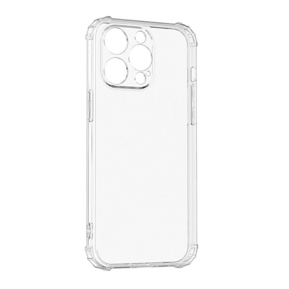 Protectie din silicon pentru telefon (rezistenta la impact mediu, colt cu perna de aer) TRANSPARENT Apple iPhone 15 Pro Max