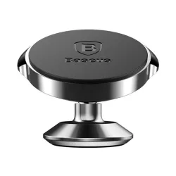   Suport auto BASEUS SMALL EARS (pentru bord, autoadeziv, 360°, magnetic) NEGRU