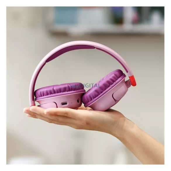 HOCO W43 căști bluetooth Stereo (v5.2, cititor de carduri, mufă jack de 3,5 mm) LILA