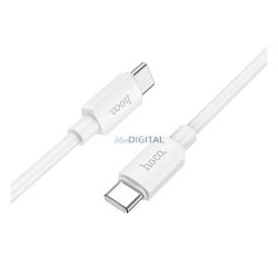   HOCO X96 cablu de date (Tip-C - Tip-C, 3A, 60W, încărcător rapid PD, 100cm) ALB