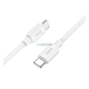 HOCO X96 cablu de date (Tip-C - Tip-C, 3A, 60W, încărcător rapid PD, 100cm) ALB