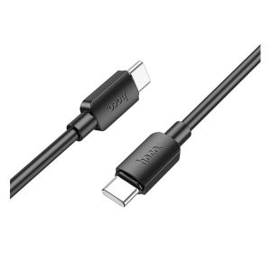 Cablu de date HOCO X96 (Tip-C - Tip-C, 3A, 60W, încărcător rapid PD, 100cm) NEGRU