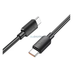   HOCO X96 cablu de date (Tip-C - Tip-C, 6A, 100W, încărcător rapid PD, 100cm) NEGRU
