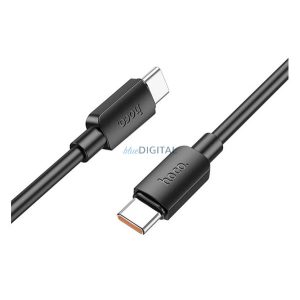 HOCO X96 cablu de date (Tip-C - Tip-C, 6A, 100W, încărcător rapid PD, 100cm) NEGRU