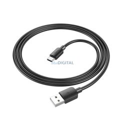   HOCO X96 cablu de date (USB - Tip-C, 3A, 27W, încărcător rapid PD, 100cm) NEGRU