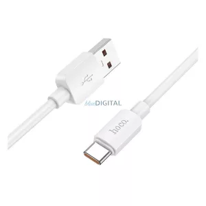 HOCO X96 cablu de date (USB - Tip-C, 6A, 100W, încărcător rapid PD, 100cm) ALB